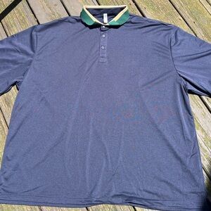 Lediney 3xl men’s blue polo short sleeve shirt